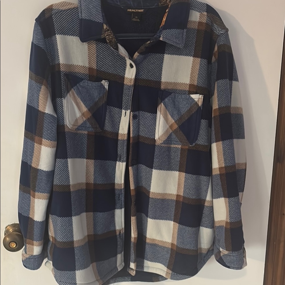 Realtree Dark Blue Fleece Jacket